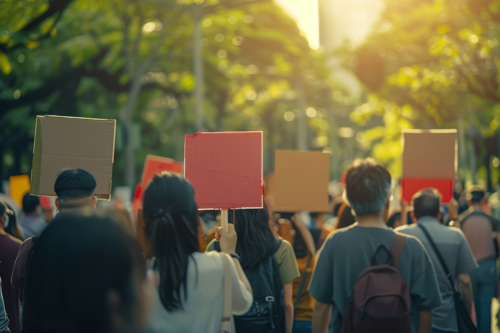 mass demonstration